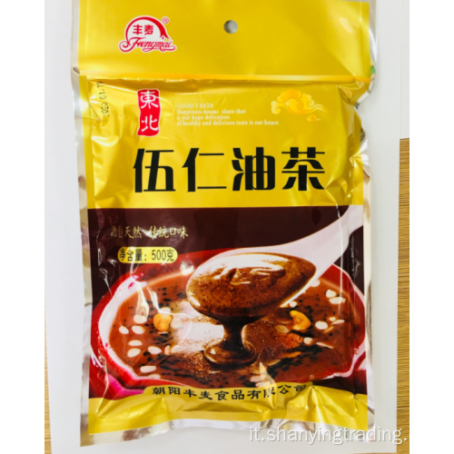 Tu cha cinese mixnuts aromatizzano uno spuntino dolce tradizionale